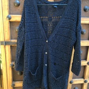 Long cardigan sweater